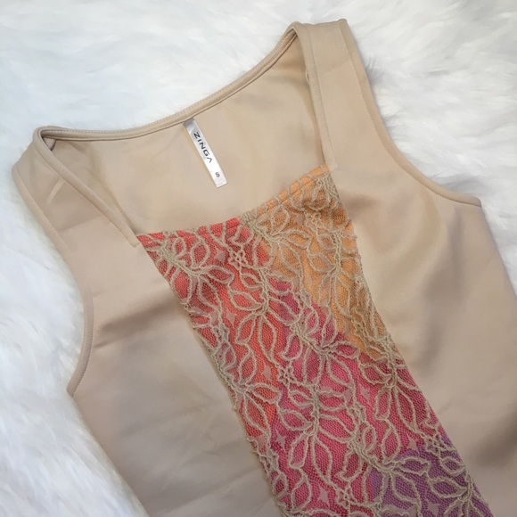 Zinga Fitted Dress Lace Insert - Picture 5 of 8